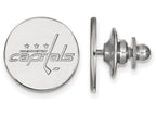 LogoArt Sterling Silver Washington Capitals Lapel Pin