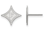 LogoArt Sterling Silver Furman University Small Post Earrings