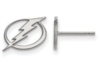 LogoArt Sterling Silver Tampa Bay Ligtning Xs Post Earrings