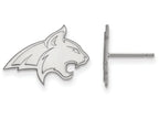 LogoArt Sterling Silver Montana State University Small Post Earrings