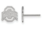 LogoArt Sterling Silver Ohio State University Xs Post Earrings