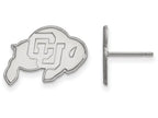 LogoArt Sterling Silver University Of Colorado Small Post Earrings