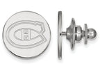 LogoArt Sterling Silver Montreal Canadiens Lapel Pin