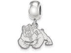 LogoArt Sterling Silver California State University Fresno Bead Charm Charm Small Dangle Bead Charm