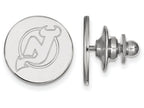 LogoArt Sterling Silver New Jersey Devils Lapel Pin