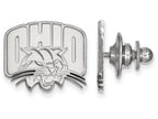 LogoArt Sterling Silver Ohio University Lapel Pin