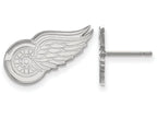 LogoArt Sterling Silver Detroit Red Wings Small Post Earrings