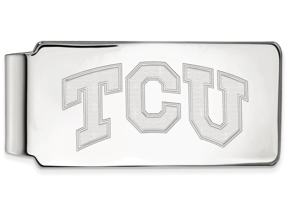 Logoart 925 Sterling Silver Texas Christian University Money Clip
