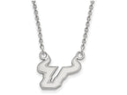 LogoArt Sterling Silver University Of South Florida Small Pendant Necklace