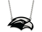 LogoArt Sterling Silver University Of Southern Misterling Silver Large Enamel Pendant Necklace