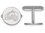 LogoArt Sterling Silver Colorado Avalanche Cuff Links