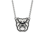 LogoArt Sterling Silver Butler University Enamel Large Pendant Necklace