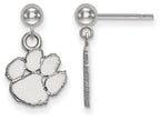 LogoArt Sterling Silver Clemson University Earrings Dangle Ball
