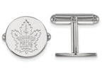 LogoArt Sterling Silver Toronto Maple Leafs Cuff Links