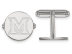LogoArt Sterling Silver Miami University Cuff Link