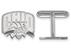 LogoArt Sterling Silver Ohio University Cuff Link