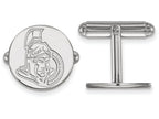 LogoArt Sterling Silver Ottawa Senators Cuff Links