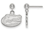 LogoArt Sterling Silver University Of Florida Earrings Dangle Ball