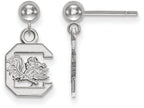 LogoArt Sterling Silver University Of South Carolina Earrings Dangle Ball