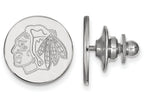 LogoArt Sterling Silver Chicago Blackhawks Lapel Pin