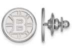 LogoArt Sterling Silver Boston Bruins Lapel Pin