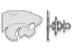 LogoArt Sterling Silver Kansas State University Lapel Pin