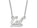 LogoArt Sterling Silver University Of California Berkeley Small Pendant Necklace