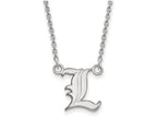 LogoArt Sterling Silver University Of Louisville Small Pendant Necklace