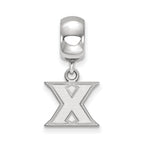 Logoart 925 Sterling Silver Xavier University Bead Charm Extra Small Dangle