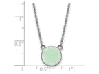 LogoArt Sterling Silver Alpha Epsilon Phi Extra Small Enameled Pendant Necklace With 18 Inch