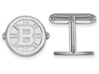 LogoArt Sterling Silver Boston Bruins Cuff Links