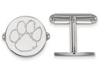 LogoArt Sterling Silver Clemson University Cuff Link