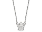 LogoArt Sterling Silver Toronto Maple Leafs Small Pendant Necklace