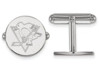 LogoArt Sterling Silver Pittsburgh Penguins Cuff Links