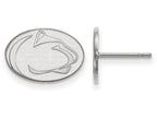 LogoArt Sterling Silver Penn State University Xs Post Earrings