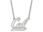 LogoArt Sterling Silver University Of California Berkeley Large Pendant Necklace