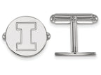 LogoArt Sterling Silver University Of Illinois Cuff Link
