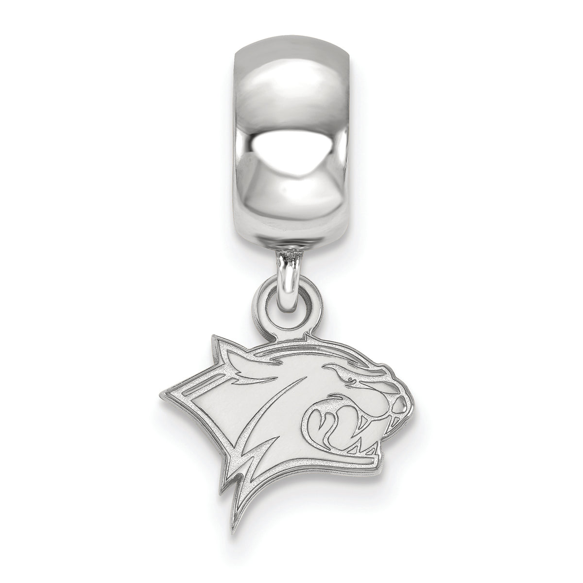 LogoArt Sterling Silver University Of New Hampshire Bead Charm Charm Xs Dangle Bead Charm