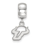 LogoArt Sterling Silver University Of South Florida Bead Charm Charm Xs Dangle Bead Charm
