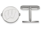 LogoArt Sterling Silver University Of Wisconsin Cuff Link