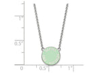 LogoArt Sterling Silver Alpha Epsilon Phi Small Enameled Pendant Necklace With 18 Inch