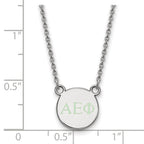 LogoArt Sterling Silver Montreal Canadiens Small Pendant Necklace