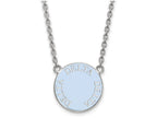 LogoArt Sterling Silver Delta Delta Delta Small Enameled Pendant Necklace With 18 Inch