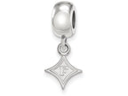 LogoArt Sterling Silver Furman University Bead Charm Charm Xs Dangle Bead Charm
