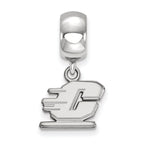 LogoArt Sterling Silver Central Michigan University Bead Charm Charm Xs Dangle Bead Charm