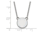 LogoArt Sterling Silver Delta Delta Delta Extra Small Enameled Pendant Necklace With 18 Inch