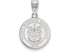 LogoArt Sterling Silver James Madison University Medium Crest Pendant Necklace