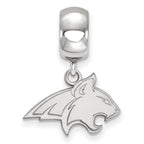 LogoArt Sterling Silver Montana State University Bead Charm Charm Small Dangle Bead Charm