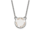 LogoArt Sterling Silver Sigma Delta Tau Extra Small Enameled Pendant Necklace With 18 Inch