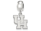 LogoArt Sterling Silver University Of Houston Bead Charm Charm Small Dangle Bead Charm